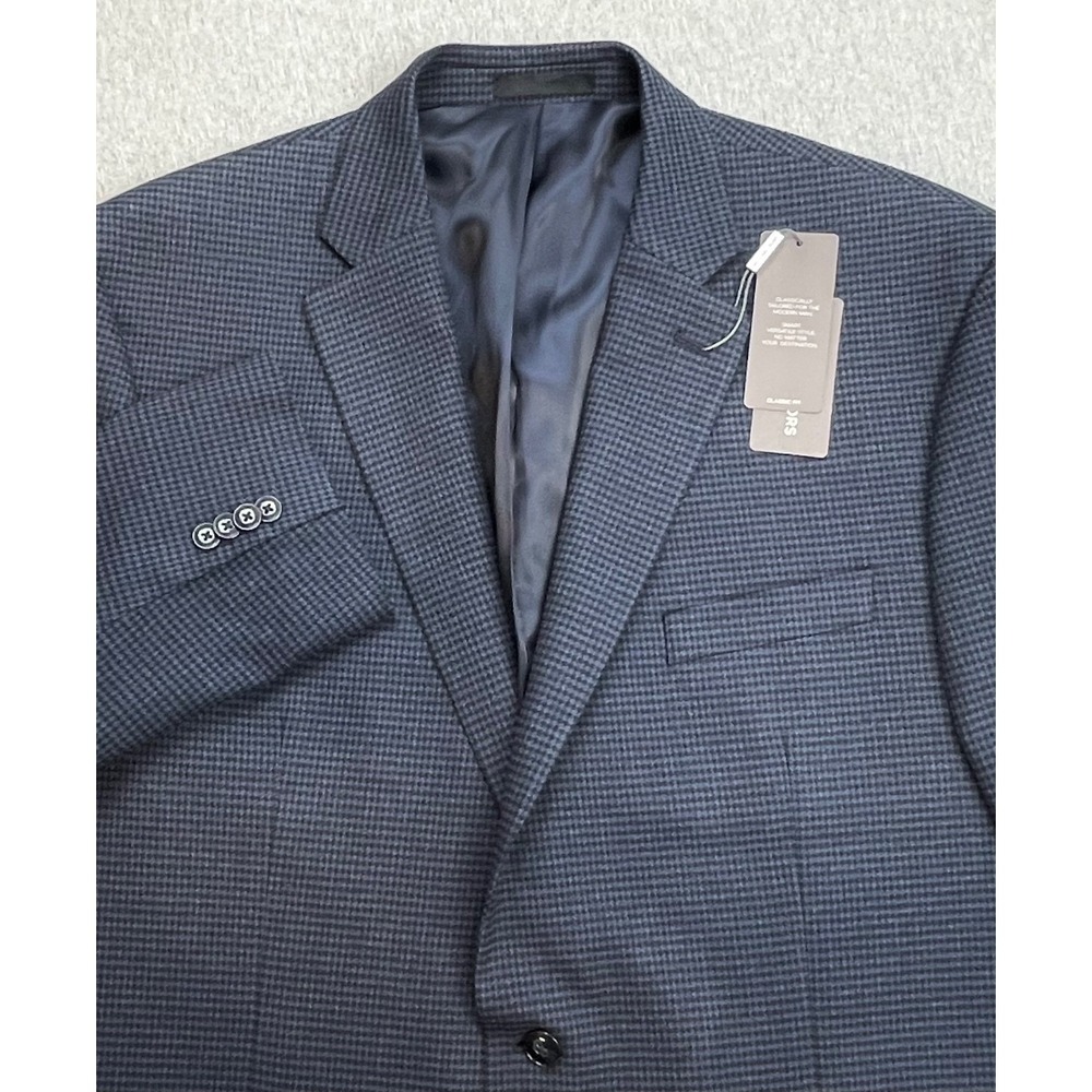 Michael Kors Blazer Mens 46R Houndstooth Stretch 2-Button Single Breast NWT